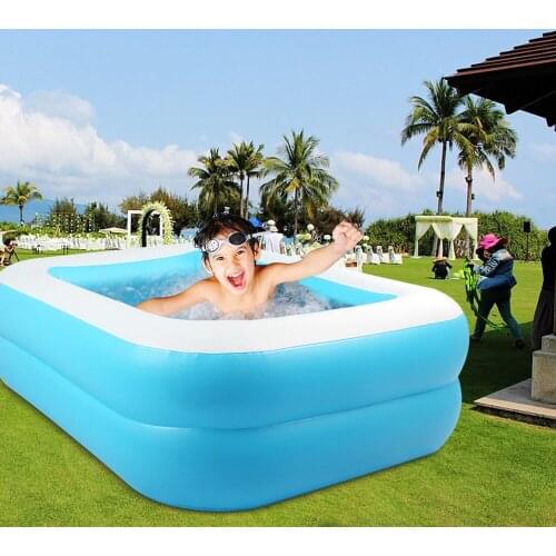 Second Ring Square Swimming Pool Home Baby Wear-resistant Thick Marine Ball Pool Inflatable Family Children Adult Toy Bathtub
