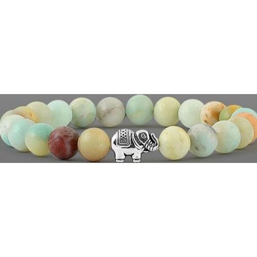 Elephant bracelet Mala Bracelet Bead Bracelet Stone Jewelry Buddhism bracelet Yoga Bracelet Fertility Bracelet