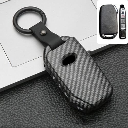 Carbon silicone Car Key Case Cover For Kia 2018 2019 4/5 button sportage R Stinger remote sorento cerato Forte protect Shell