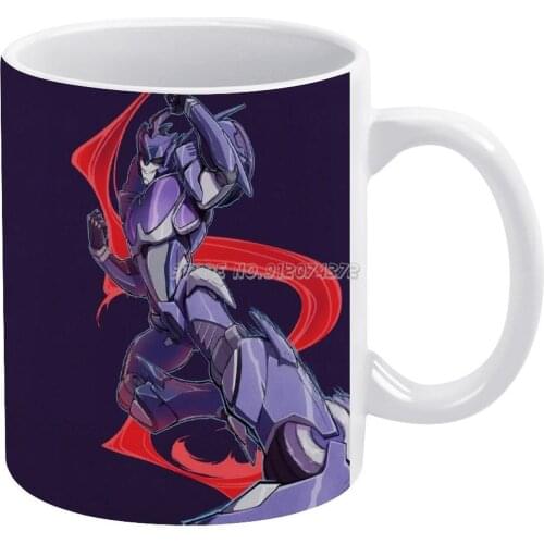 Shattered Glass Coffee Mugs Ceramic Personalized Mugs 11 Oz White Mug Tea Milk Cup Drinkware Travel Mug Blurr