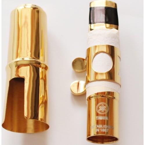 New MFC Professional Tenor Soprano Alto Saxophone Metal Mouthpiece Gold Plating Sax Mouth Pieces Accessories Size 5 6 7 8 9