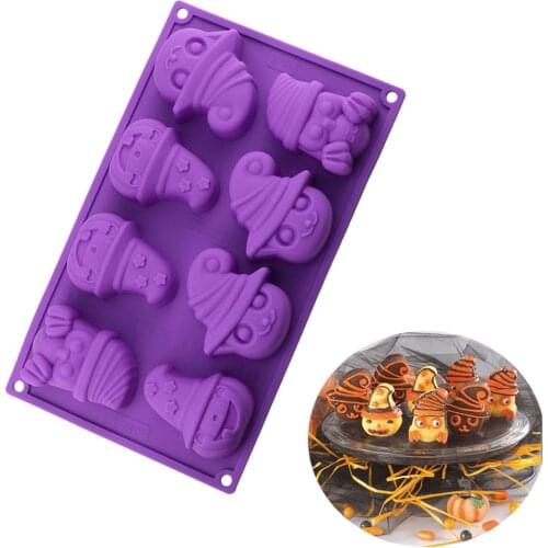Ghost festival 3D Silicone Mould Cake Decorating Tool Fondant Cake Mold Cookie Mold Halloween DessertKitchen Baking Supply