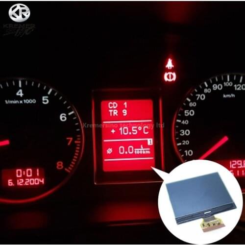 LCD Display for Audi A4 B6 B7 Combination Instrument Speedometer FIS MFA Short Cable